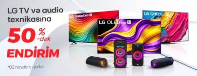 LG TV və Audio modellərinə endirimlər