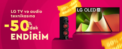 LG TV və Audio modellərinə endirimlər