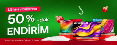 LG TV və Audio modellərinə endirimlər