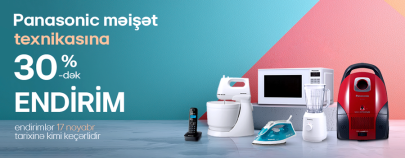 Panasonic məhsullarına endirim kampaniyası