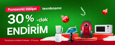 Panasonic məhsullarına endirim kampaniyası
