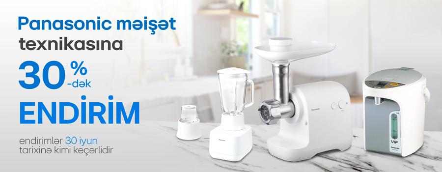 Panasonic məhsullarına endirim kampaniyası
